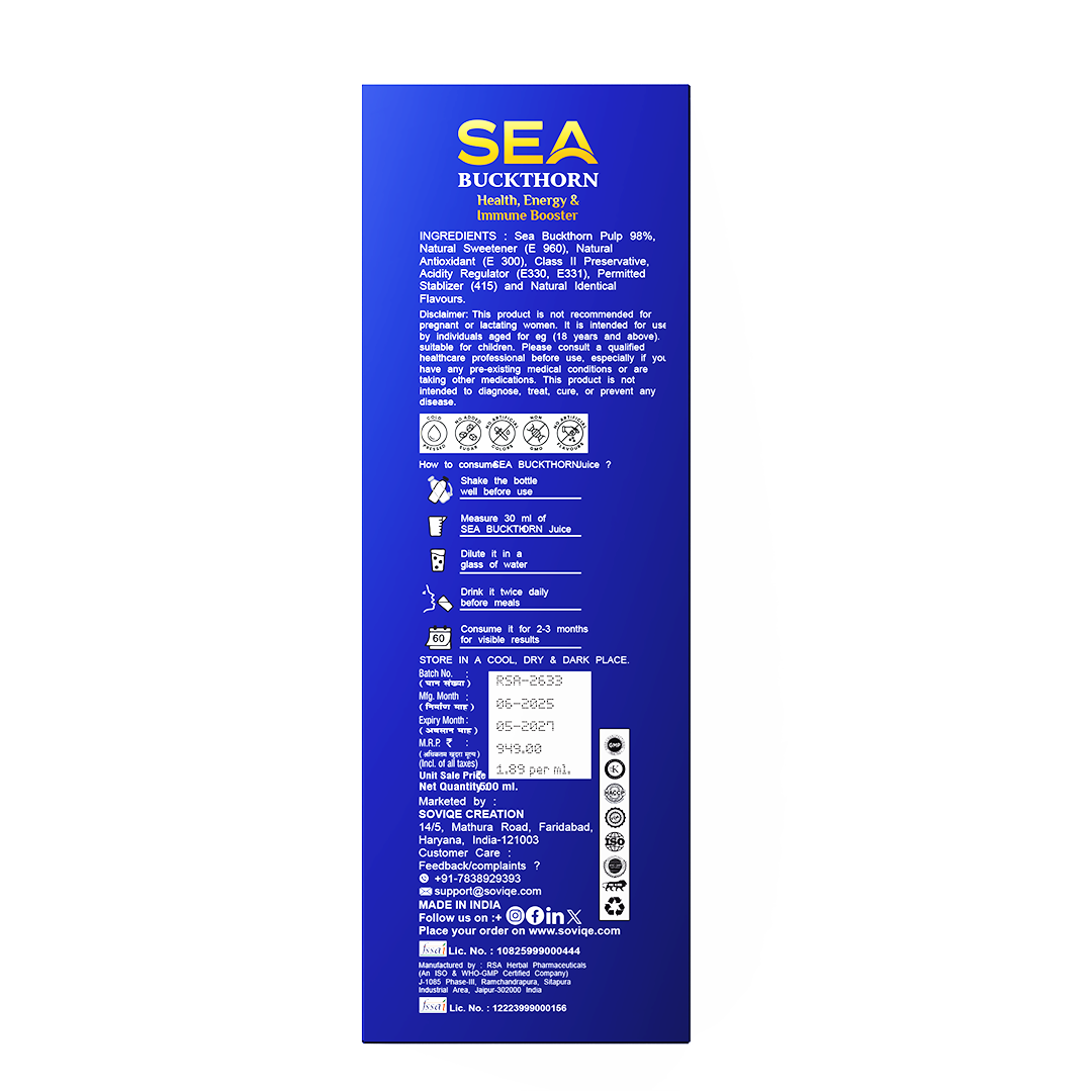 Sea Buckthorn Juice 500ml