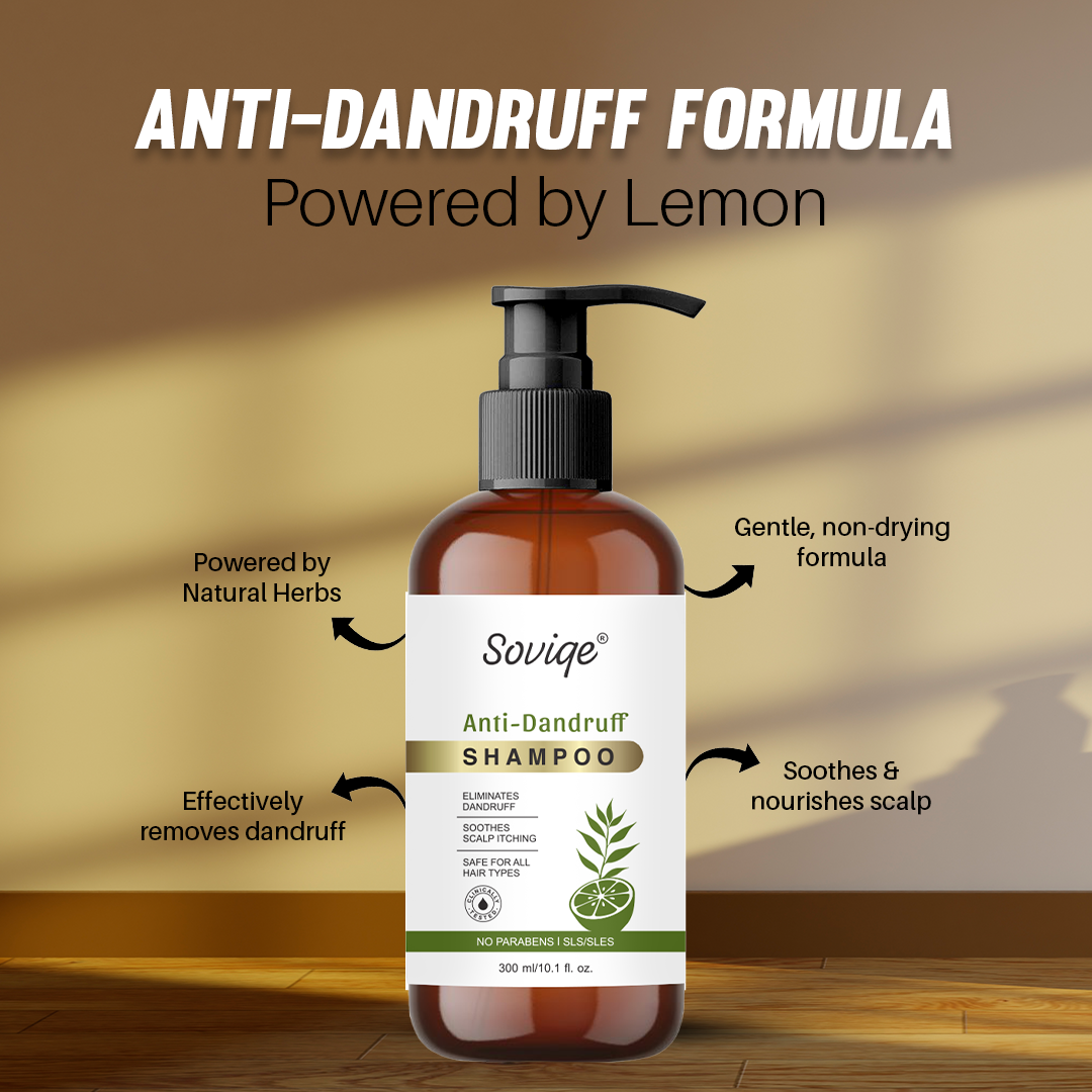 Soviqe_Anti-Dandruff & Scalp Care Shampoo 300ml