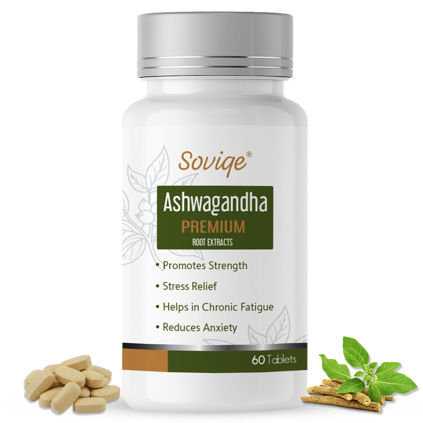 Ashwagandha Tablets 60 (Veg Capsules)