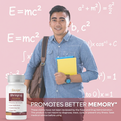 Bhringraj Tablets 500mg (60 Veg Capsules)