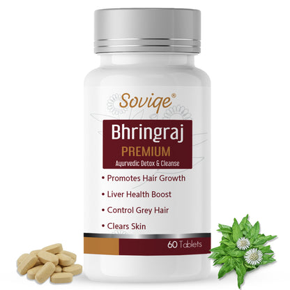 Bhringraj Tablets 500mg (60 Veg Capsules)
