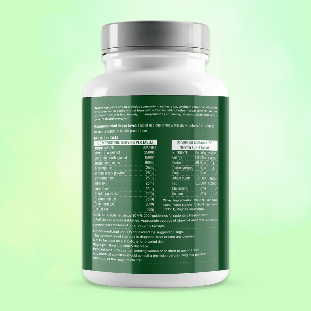 Soviqe Green Tea 60 Tablets
