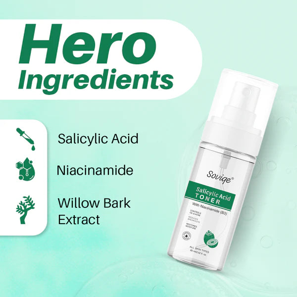 Salicylic acid toner ingredients