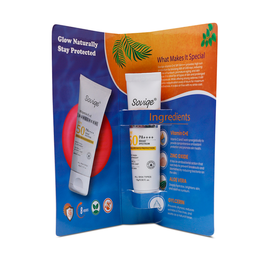 Lightweight SPF 50 Sunscreen Sample Product for Testing 15g