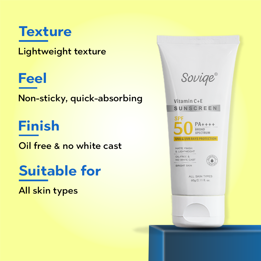 SPF 50 PA++++ Sunscreen – UV Protection, Non-Sticky, Lightweight, Daily Use Full Protection Spf 60g