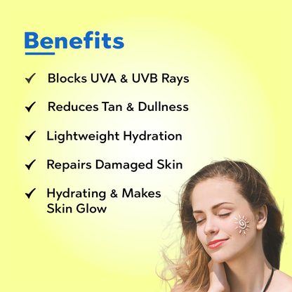 SPF 50 PA++++ Sunscreen – UV Protection, Non-Sticky, Lightweight, Daily Use Full Protection Spf 60g