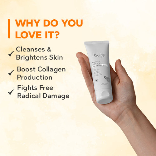 Natural Vitamin C Face Wash | Radiant Skin & Deep Cleansing | Paraben & Sulfate Free Men & Women– 100ml