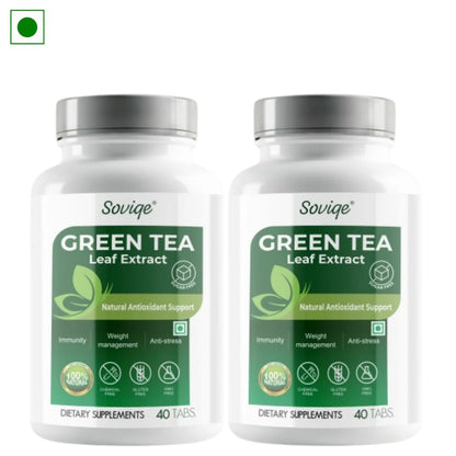 green tea 40 tablets 2 packs